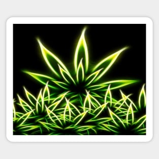 Neon Weed Multiple Sticker